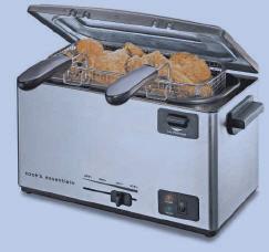 Why types of foods can you use in a Bravetti deep fryer?