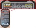 Model and part number location